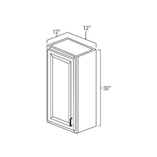 Butterscotch Shaker 12" x 30" Wall Cabinet