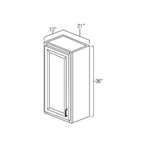 Butterscotch Shaker 21" x 36" Wall Cabinet