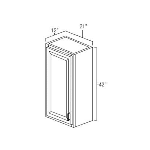 Butterscotch Shaker 21" x 42" Wall Cabinet