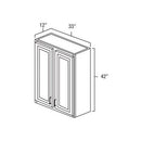 Platinum Shaker 33" x 42" Wall Cabinet