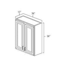 Platinum Shaker 36" x 36" Wall Cabinet