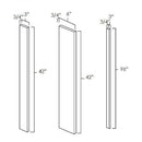 White Shaker 3" x 42" Wall Filler