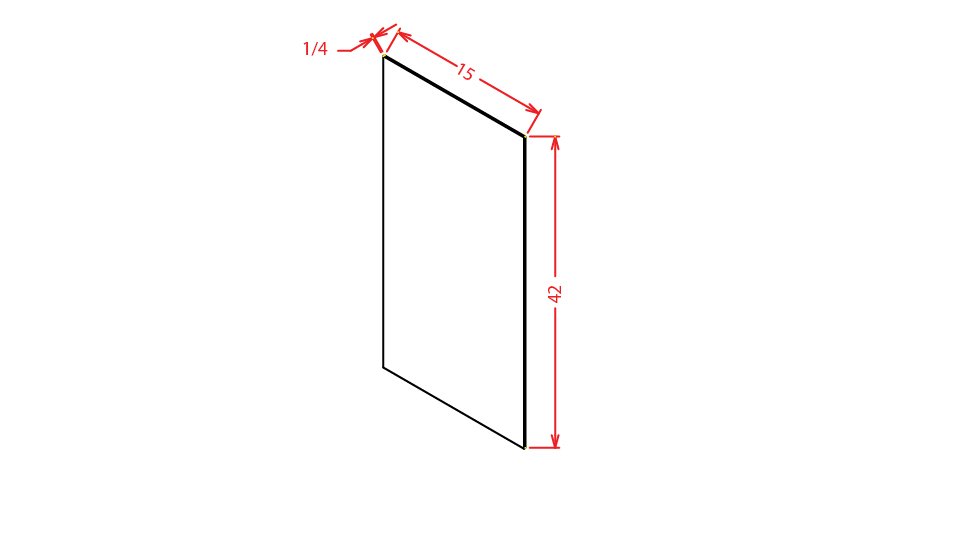 Winchester Grey 15" x 42" Wall Skin