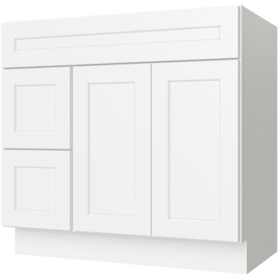 Caldwell Weston Vanity 36" X 21" Doors On The Right Assembled