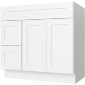 Caldwell Weston Vanity 36" X 21" Doors On The Right Assembled