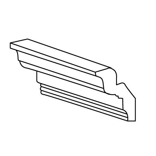 Butterscotch Shaker 8' Crown Molding