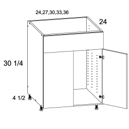 Palermo Gloss White 33" W Sink Base False Front