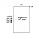 Torino White Pine Wall Overlay Panel 15" X 35 1/4" X 3/4"