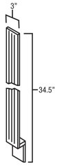 Platinum Shaker 3" Fluted Base Filler