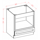 Belmont Almond 30" Microwave Base Cabinet Pre-Assembled