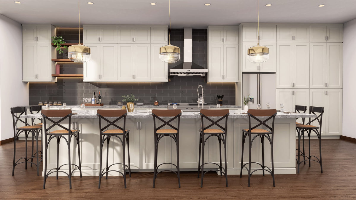 Caldwell Ivory Shaker Cabinets
