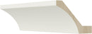 Cream White Shaker Cove Crown Molding 2 1/2"  X  96"