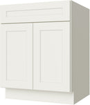 Cream White Shaker Base Cabinet 24"