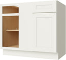 Cream White Shaker Base Blind Corner 42"