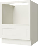 Cream White Shaker Base Built In Microwave Cabinet 27"