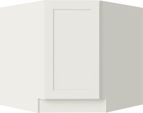 Caldwell Ivory Diagonal Corner Base 36" Assembled