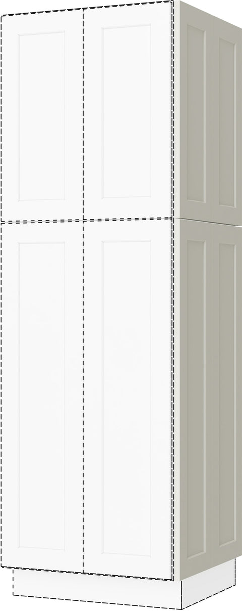Caldwell Ivory Dummy Wall Door 12" X 36"