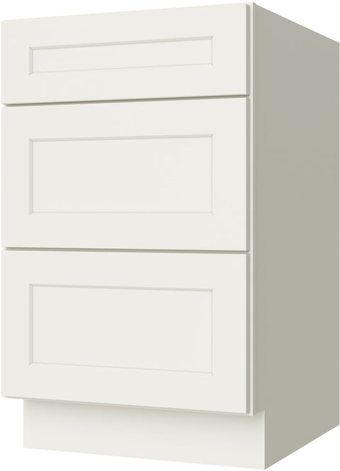 Caldwell Ivory 3 Drawer Base 18"