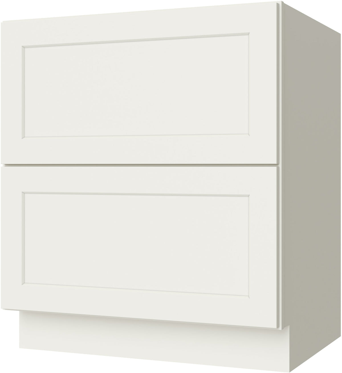 Caldwell Cream White 2 Drawer Base 30"