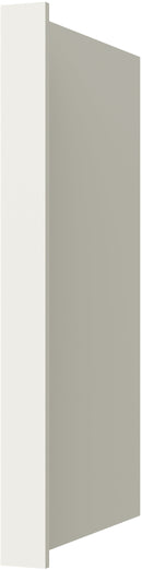 Cream White Shaker Dish Washer Panel 24" X 34 1/2" W/3" Return