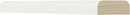 Cream White Shaker Scribe Molding 3/4" X 1/4" X 96" 2 Edge Round