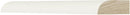 Cream White Shaker Scribe Molding 3/4" X 1/4" X 96"