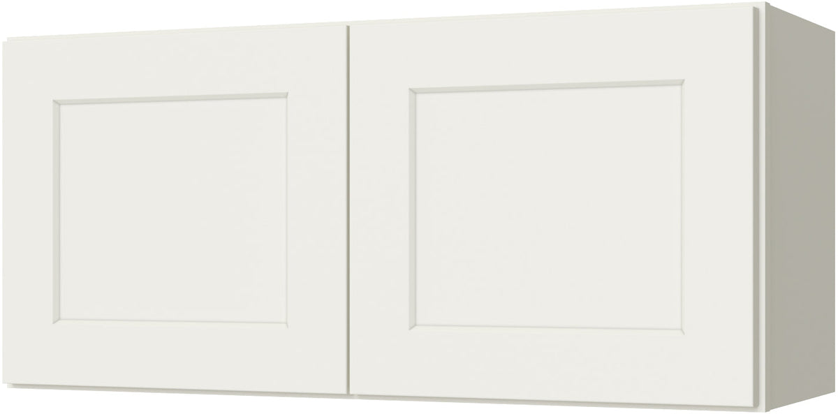 Caldwell Cream White Wall Cabinet 33" X 12" Assembled