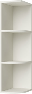 Cream White Shaker Wall End Shelf 09" X 36"