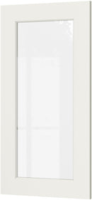 Cream White Shaker Glass Door 15" X 30" Textured Glass..(It Can Be Used On Wdc2430)