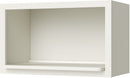 Cream White Shaker Microwave Open Shelf 30" X 18" X 17 3/4" Pre-Assembled