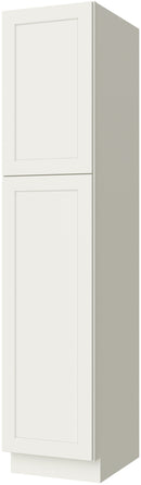 Cream White Shaker Pantry 18" X 90" X 24" W/O Drawer Pre-Assembled