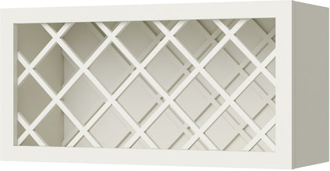 Caldwell Ivory Wine Rack 30" X 15" X 12"