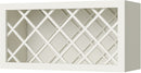 Cream White Shaker Wine Rack 36" X 15" X 12"