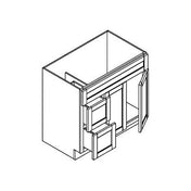 Caldwell Weston Vanity 36" X 21" Doors On The Right Assembled
