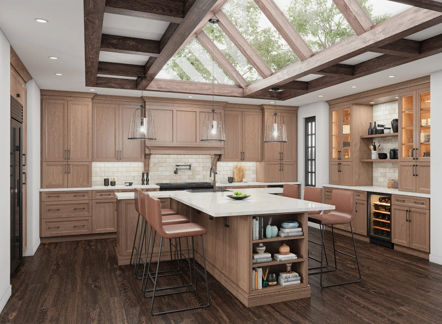 Belmont Toffee RTA Kitchen Cabinets