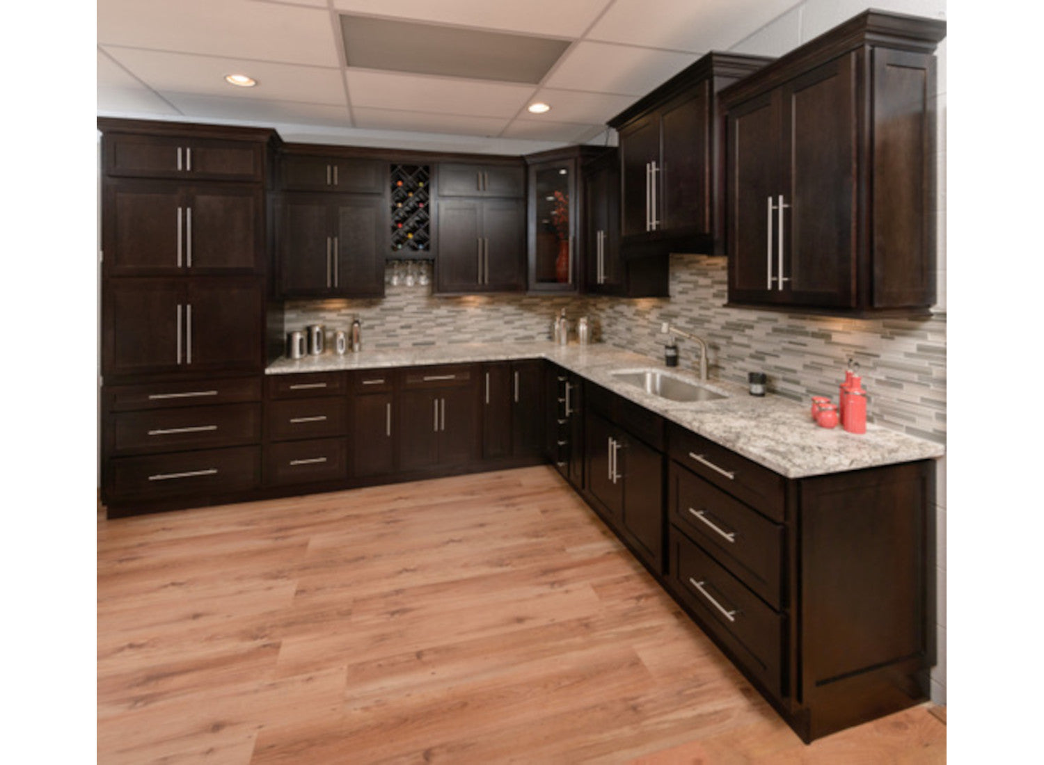 Espresso Shaker Kitchen Cabinets