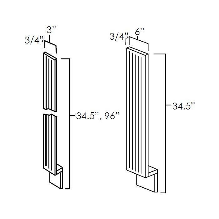 Butterscotch Shaker 3" Fluted Base Filler