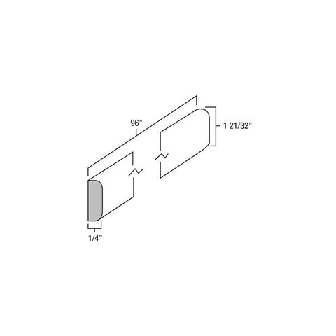 Butterscotch Shaker 8' Batten Molding
