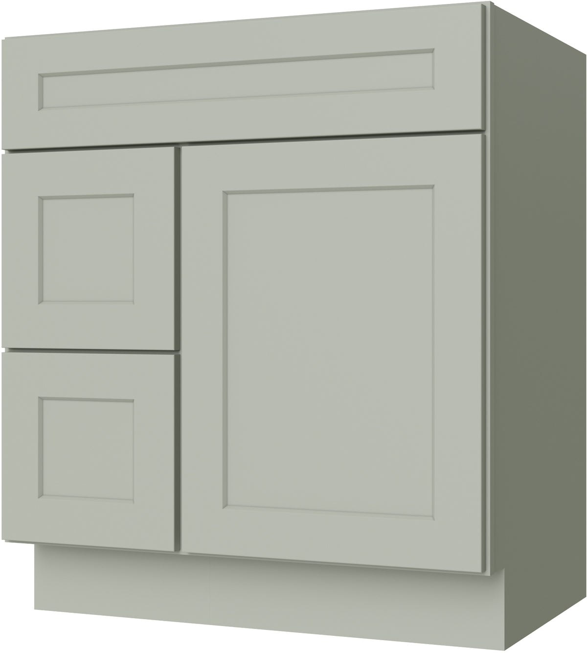 Caldwell Sage Green Vanity 30" X 21" Door On The Right