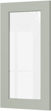 Caldwell Sage Green Glass Door 15" X 30" Textured Glass..(It Can Be Used On Wdc2430)