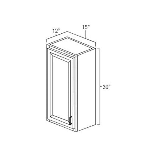 Toffee Shaker 15" x 30" Wall Cabinet