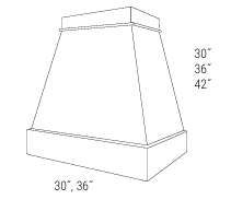 Dover Truffle Range Hood