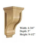 Rustic Hickory Shaker Small Corbel Pre-Assembled