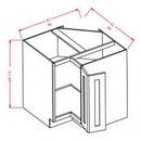 English Birch 36" Base Easy Reach Cabinet
