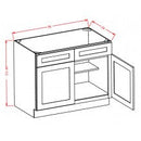 Belmont Almond 33" Sink Base Pre-Assembled