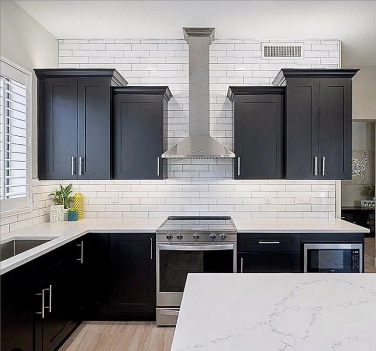 CK - Midnight Black Shaker Kitchen Cabinets
