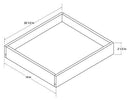 Platinum Shaker 21" Roll Out Tray