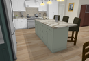 Sage Green Shaker 84" Island (countertops not included)