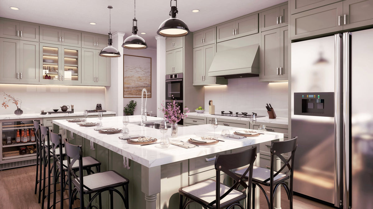 Caldwell Sandstone Shaker Cabinets