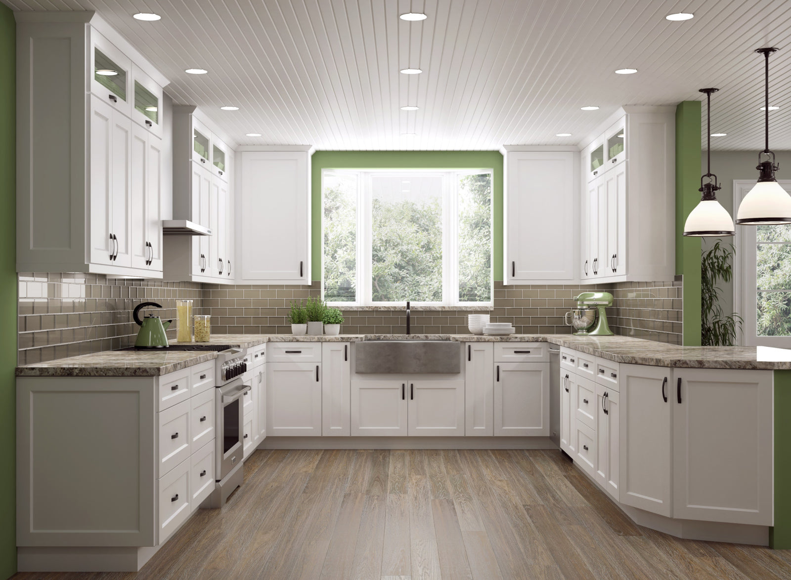 Ridgeline White Shaker Cabinets